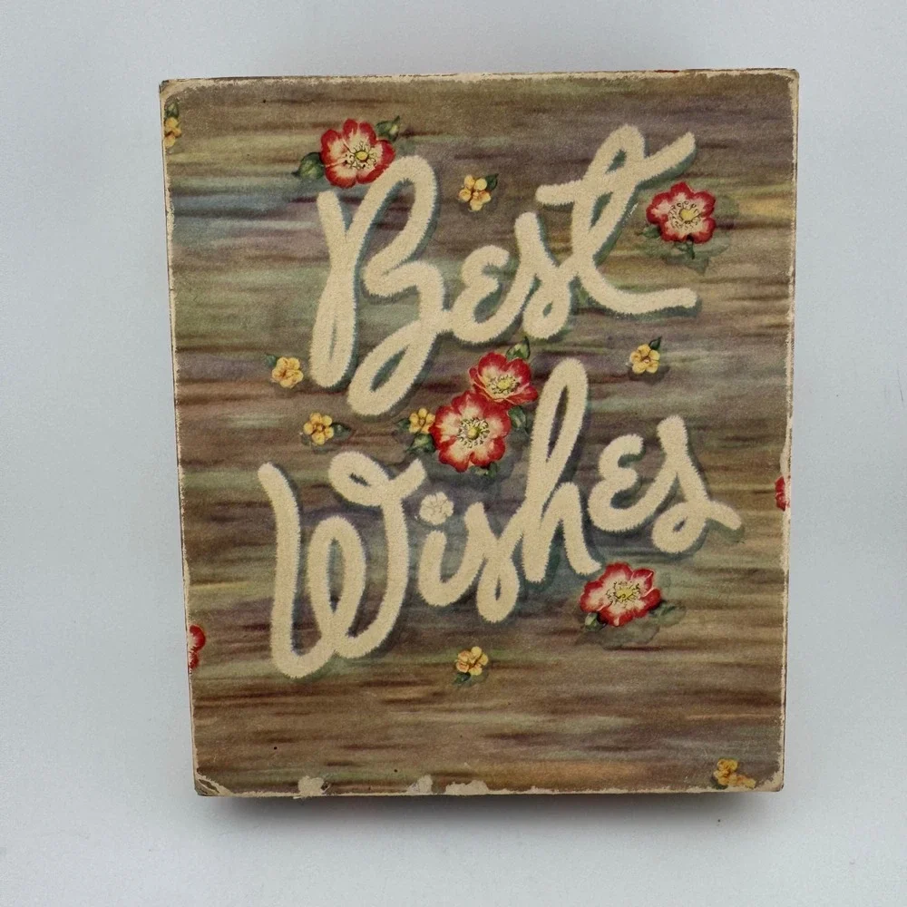 Vintage Greeting Card Set Multicolor Good Mid-Century Floral Box